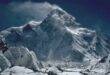 نمایی از قله کی 2 (8611 متر) دومین کوه بلند جهان
